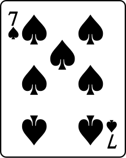 Seven of Spades card